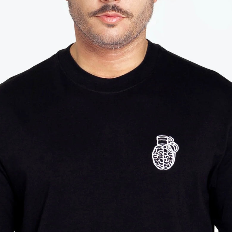 CAMISETA BLOW UP NEGRA GRANADA BORDADA