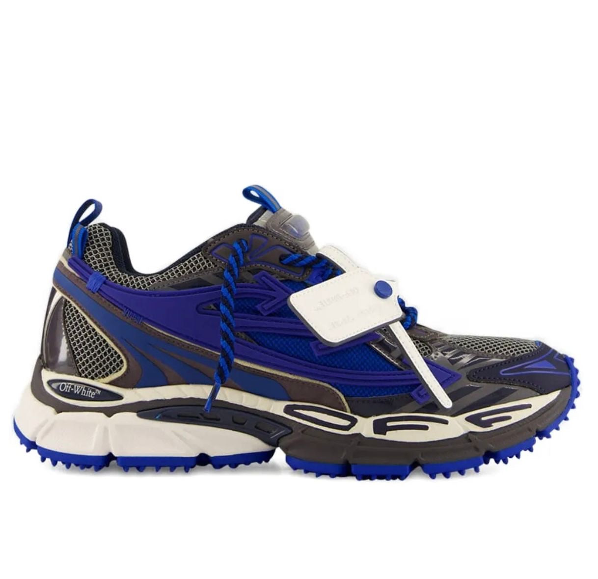 ZAPATOS OFF WHITE BE RIGHT BACK AZUL NEGROS