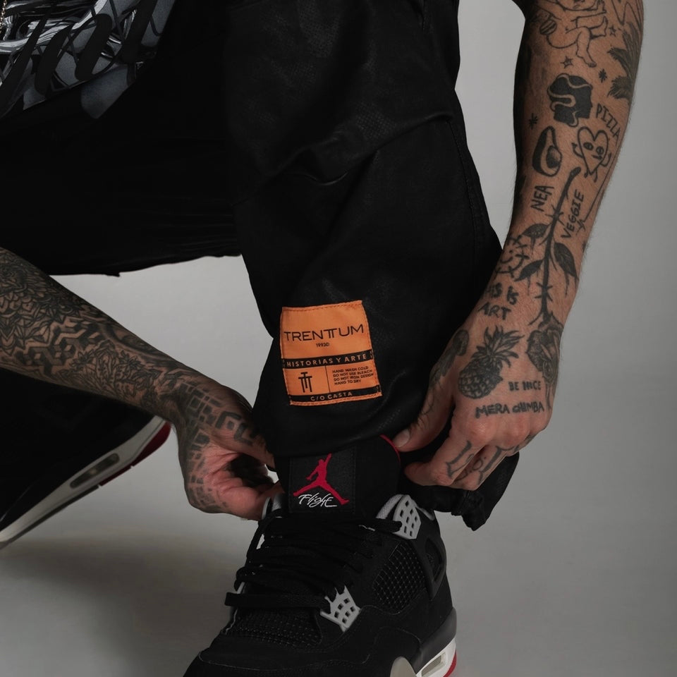 PANTALÓN CARGO TRENTTUM CAMO CUERO