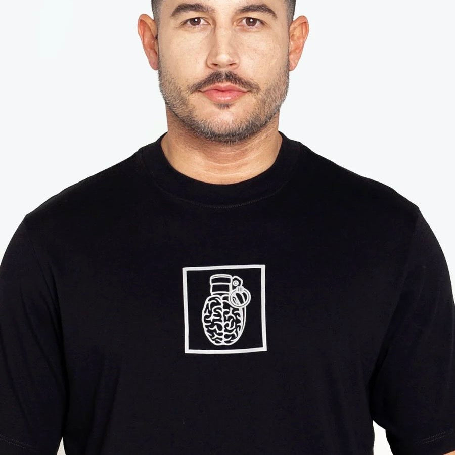 CAMISETA BLOW UP SLIM NEGRA