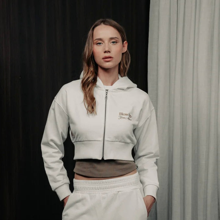 BUZO BLOW UP CROPPED IVOORY