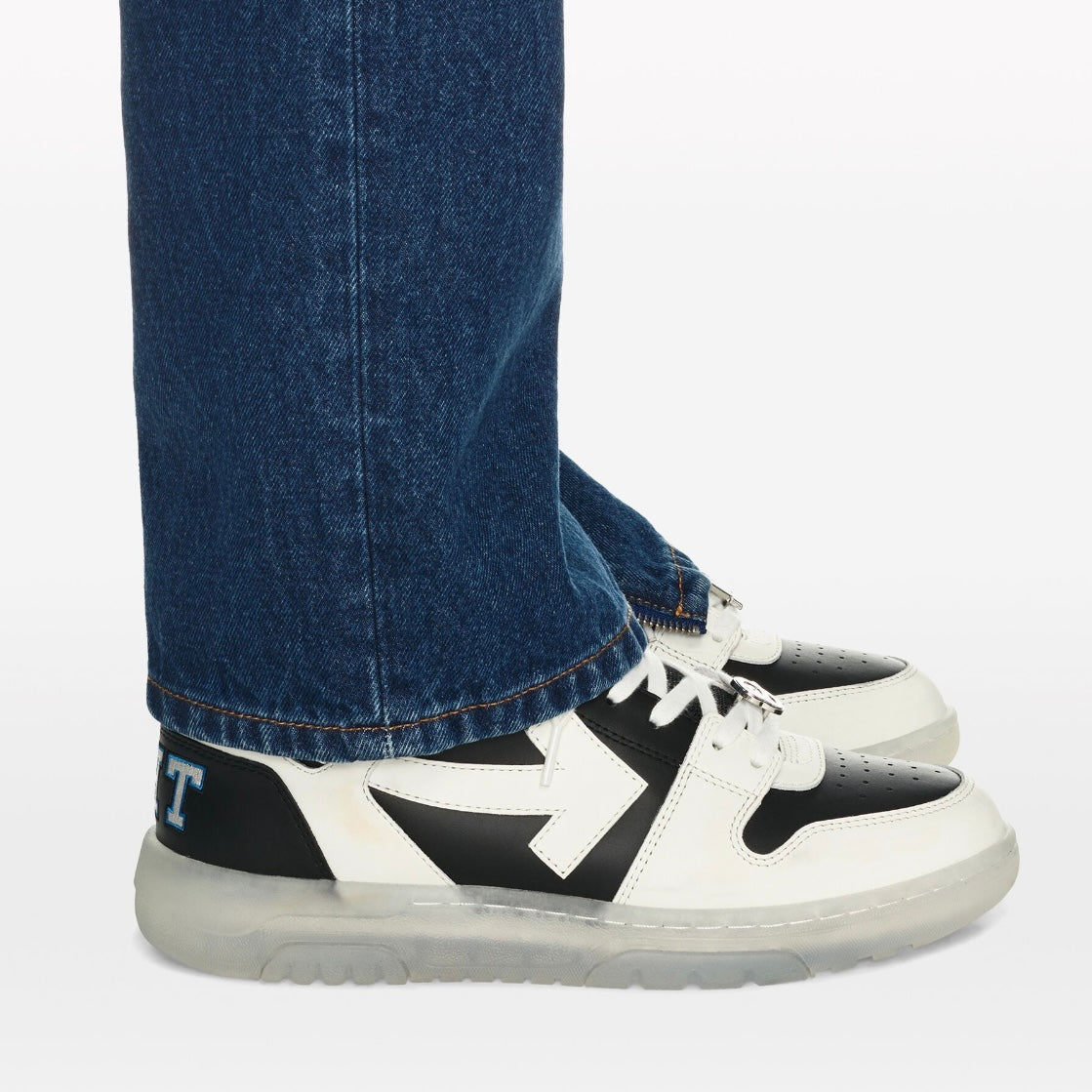 ZAPATOS OFF WHITE BLANCO/NEGRO 1313