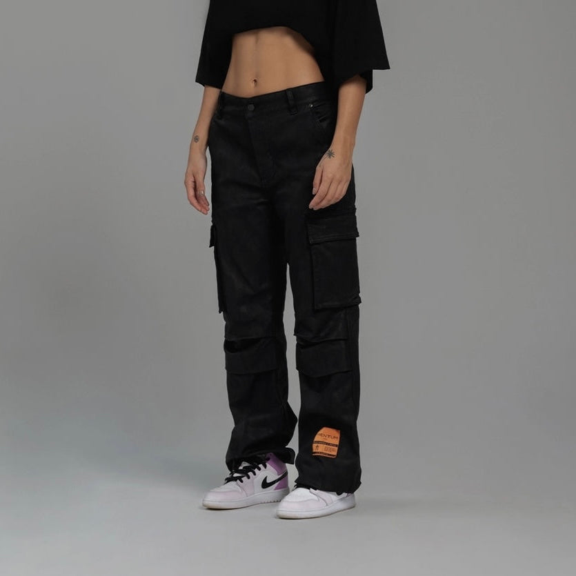 PANTALÓN CARGO TRENTTUM CAMO CUERO