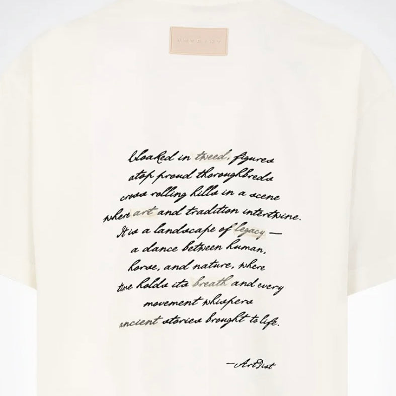 CAMISETA ARTDIST SCRIPT IVORY