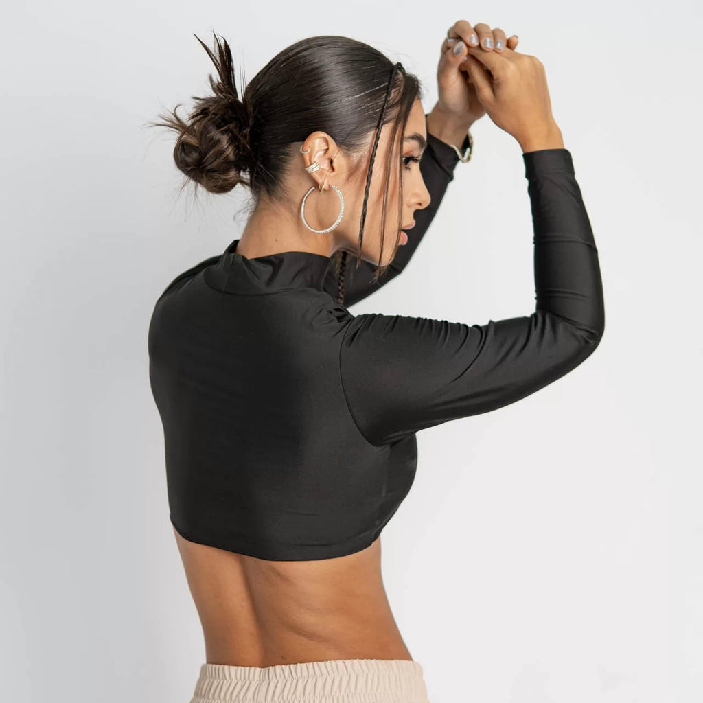 TOP LABEUR RASHGUARD CYBER 4 NEGRO