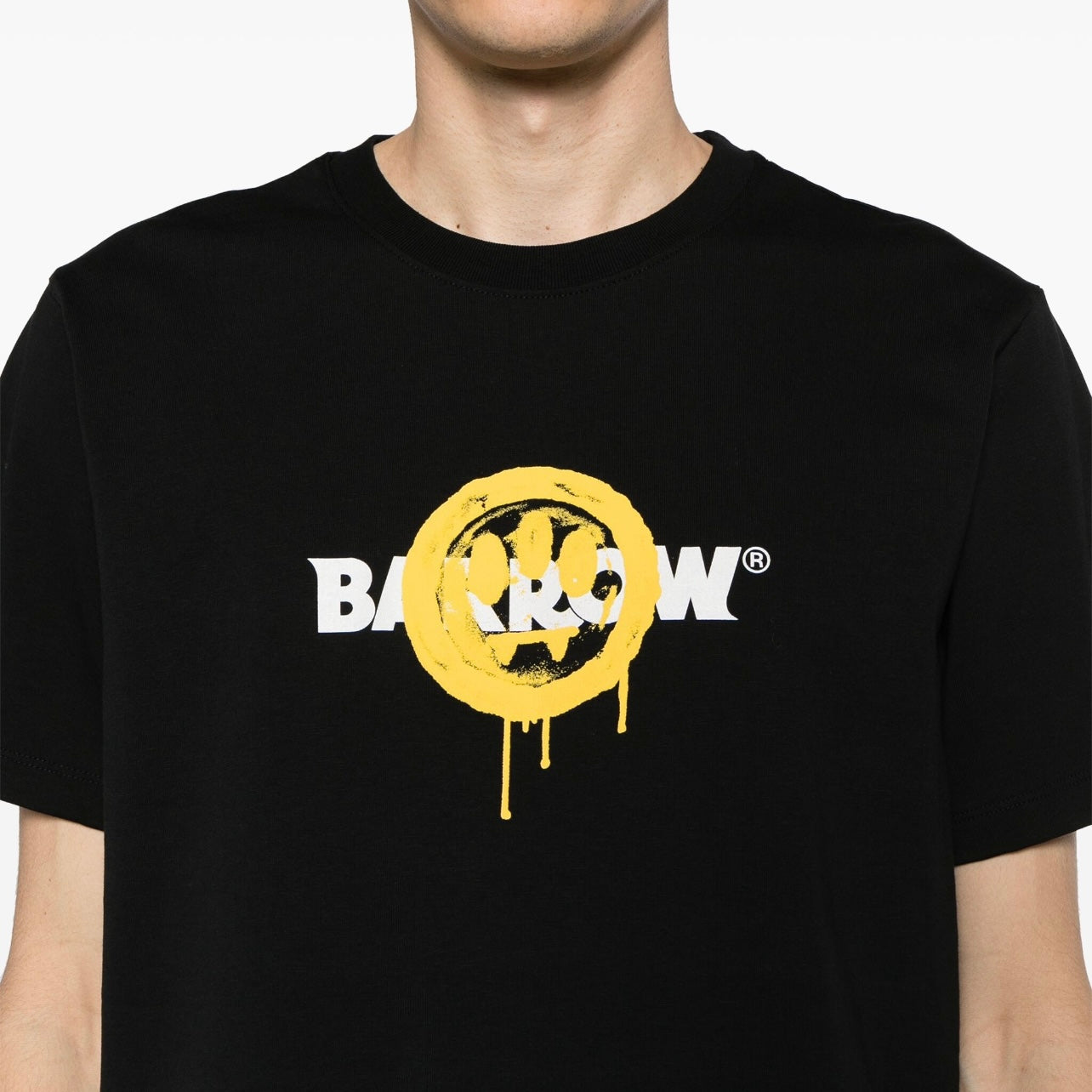 BARROW BLACK YELLOW T-SHIRT