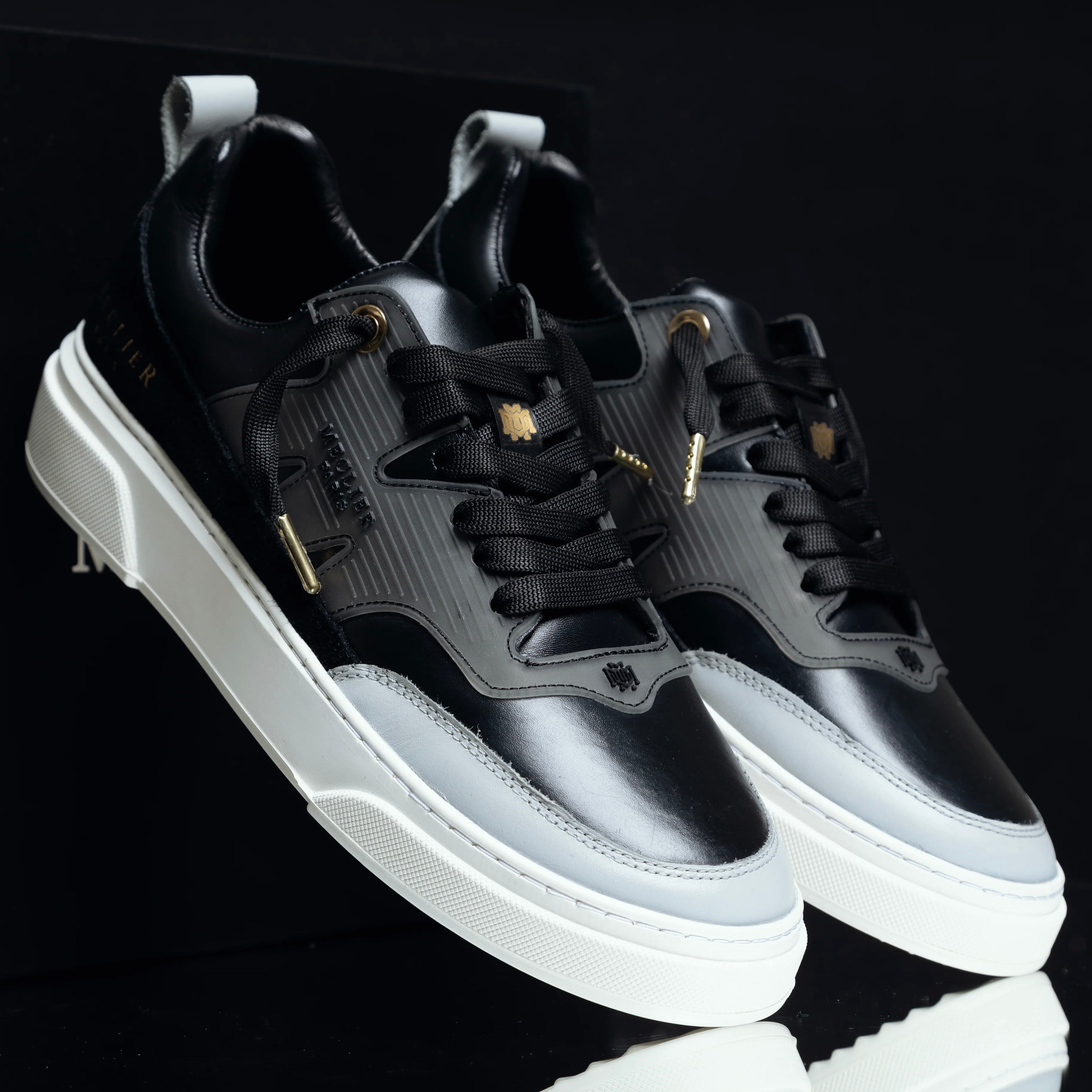 ZAPATOS MECLIER GLOSH VIPER NEGRO GRIS