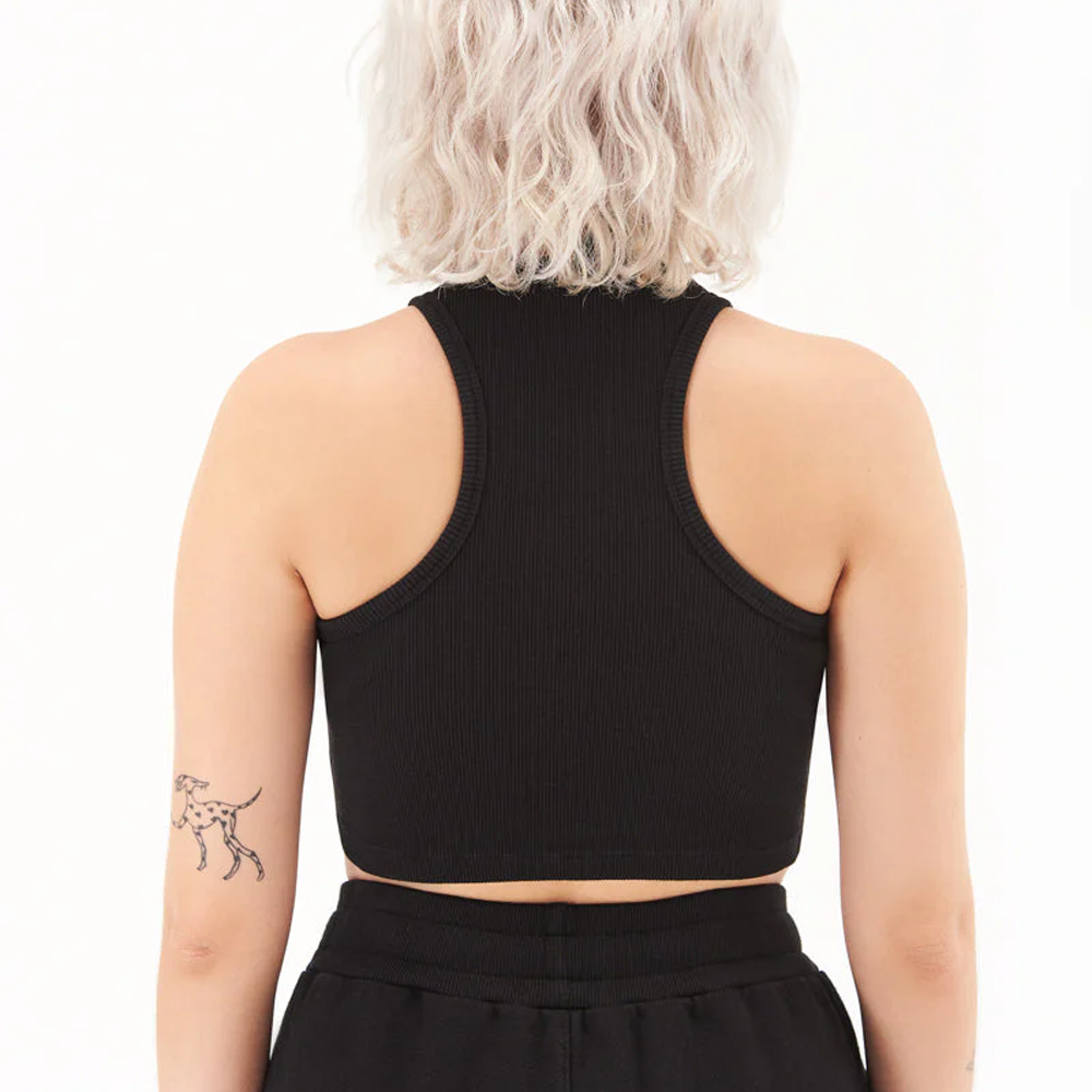 TANK TOP PURE RIB NEGRO