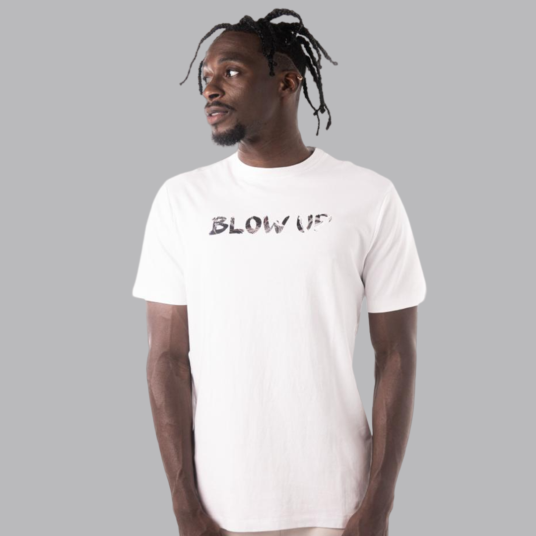 CAMISETA BLANCA GLITTER CAMOUFLAGED