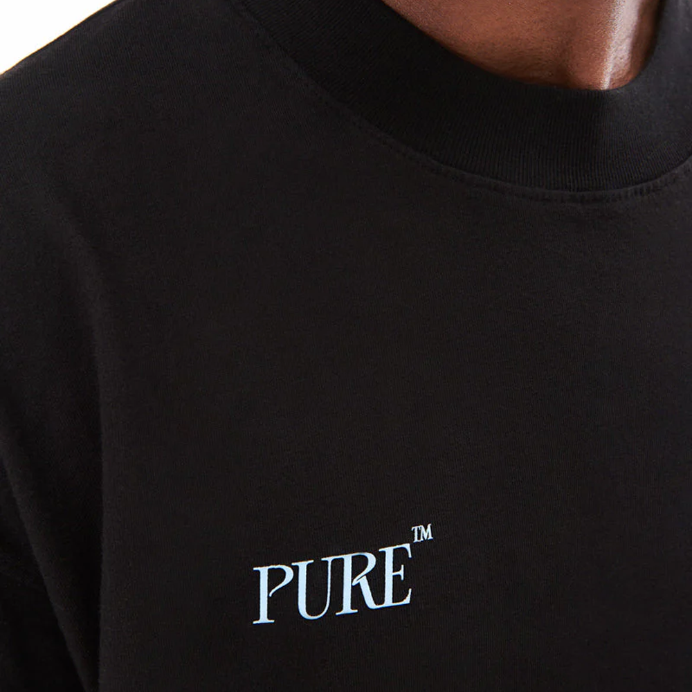 CAMISETA PURE NEGRA AZUL