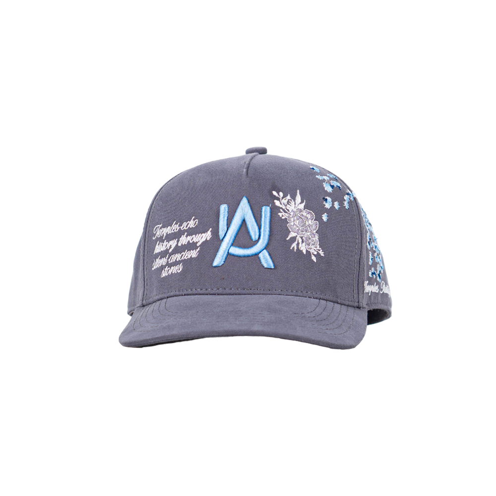 GORRA AURUM GREY FLORES