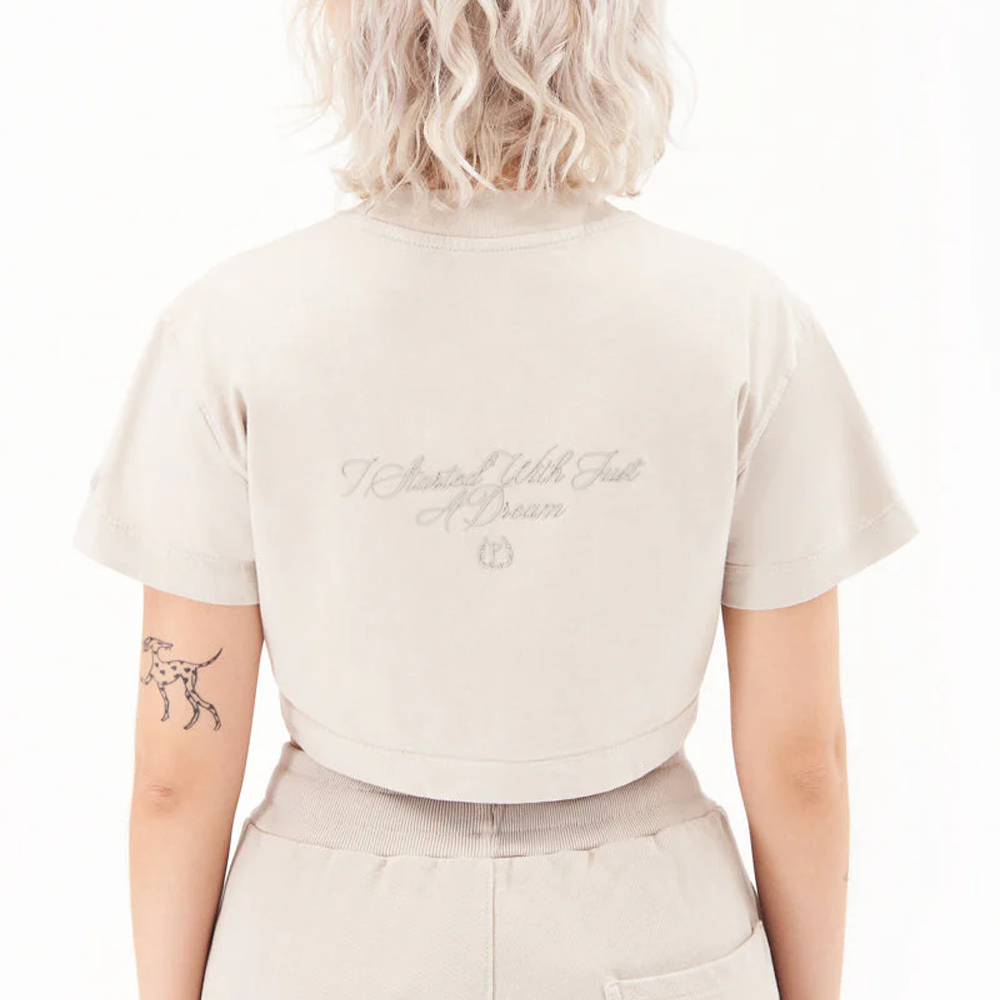 CROP TOP PURE OVER BEIGE