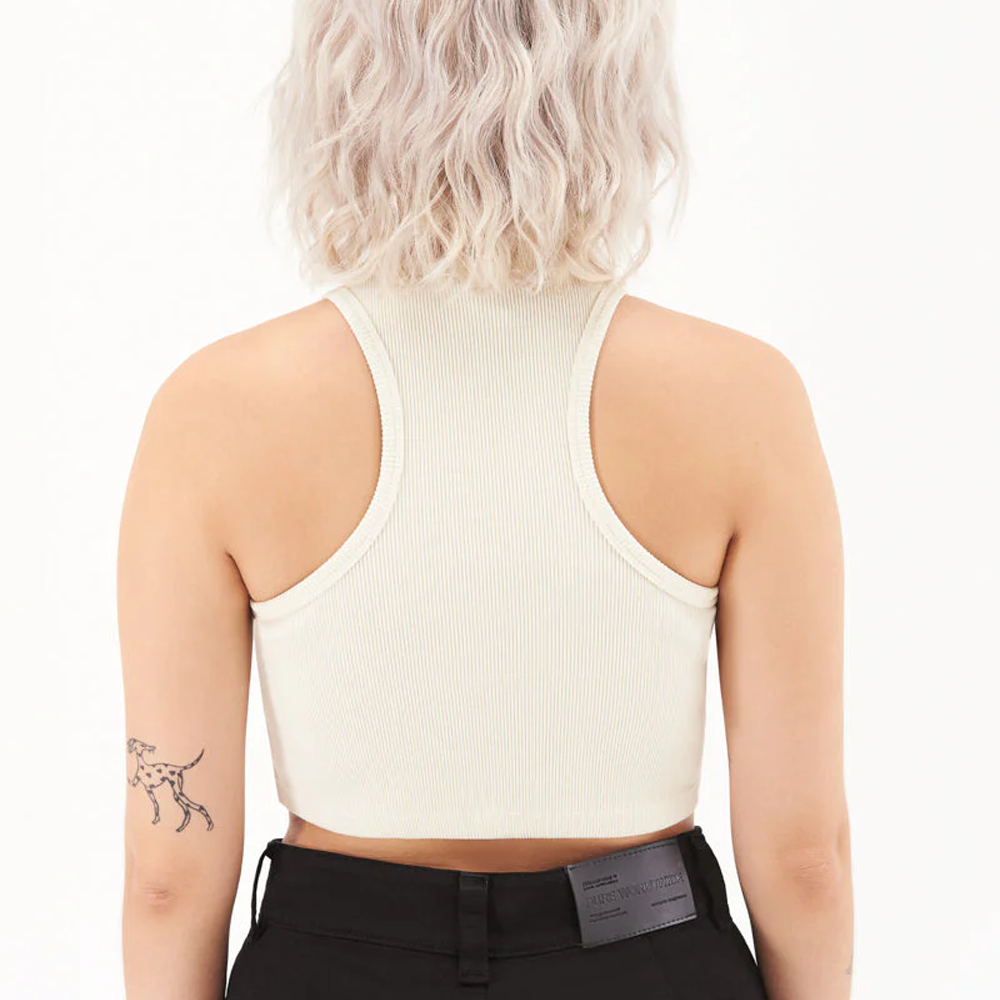 TANK TOP PURE RIB MARFIL