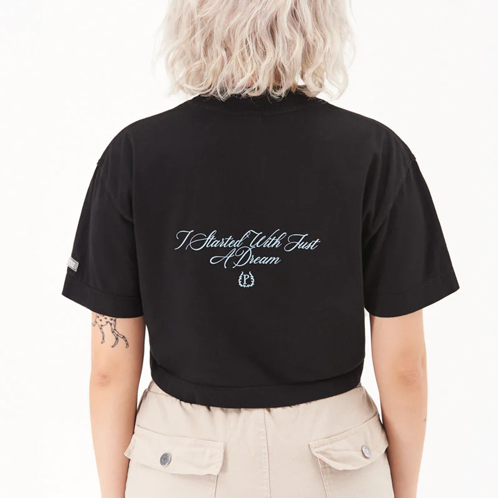 CROP TOP PURE OVER NEGRO