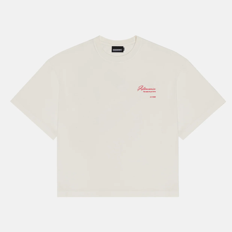 CAMISETA ASTRONOMIC CHAMPAGNE BLANCO CREMA