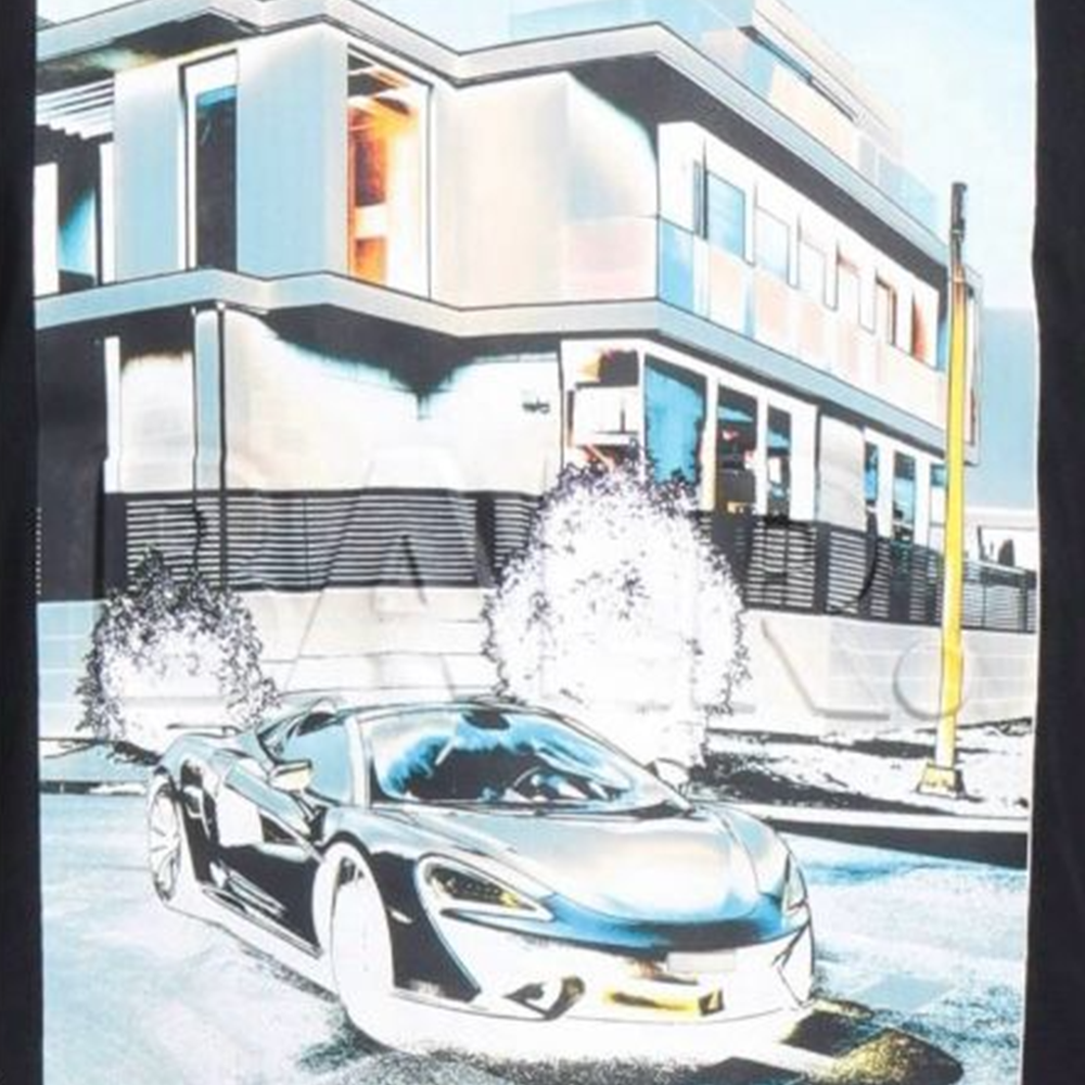 CAMISETA BALR NEGRA CAR