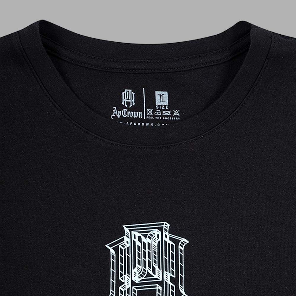 CAMISETA AP CROWN UNITY FACE DIMESION BLACK