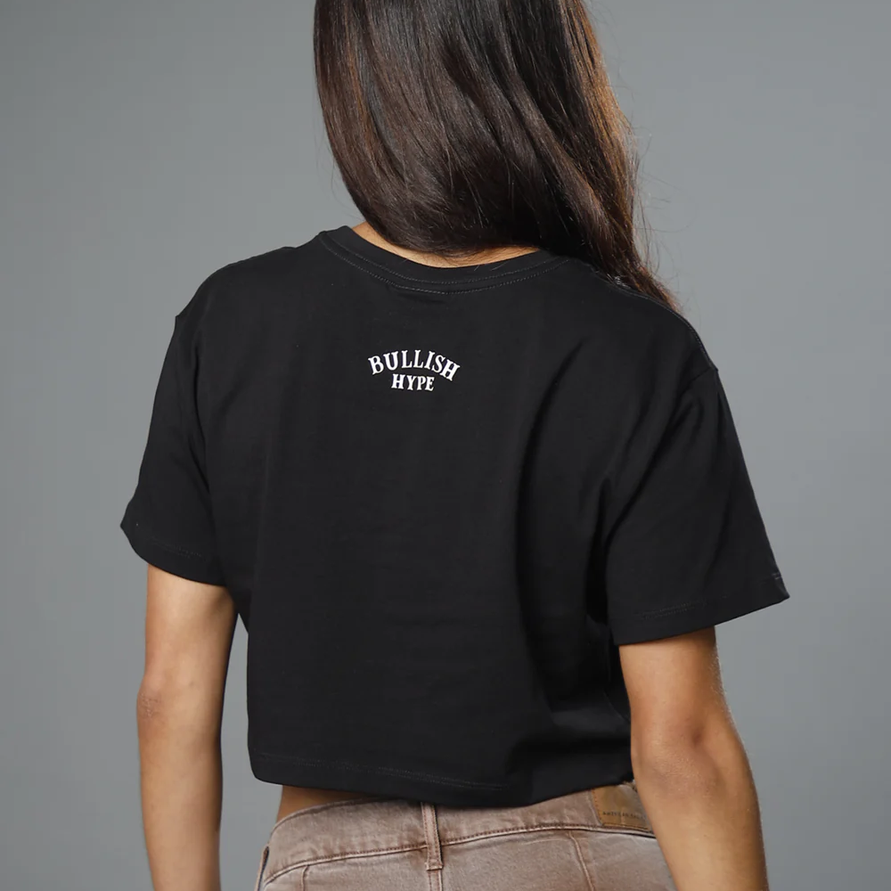 CROP TOP BULLISH HYPE ANAWA BLACK