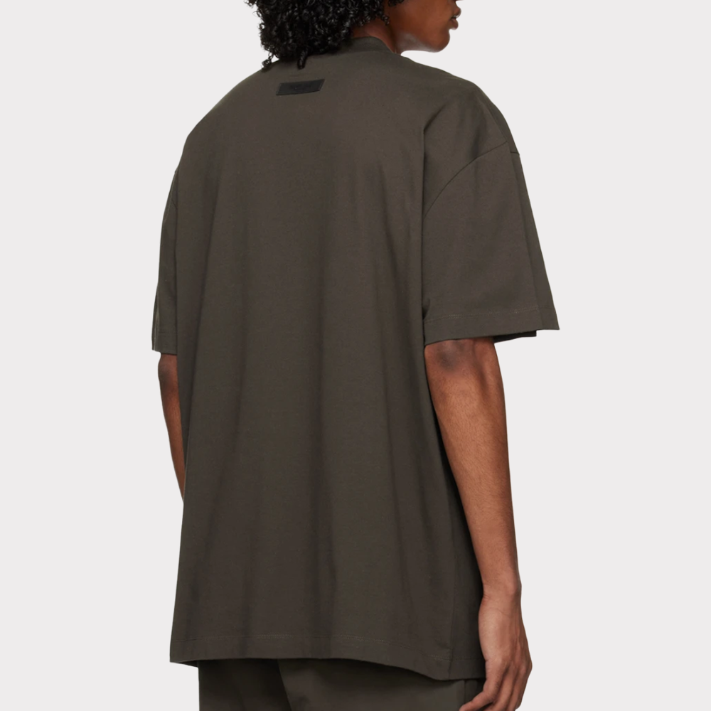 CAMISETA ESSENTIALS GRAY FLOCKED