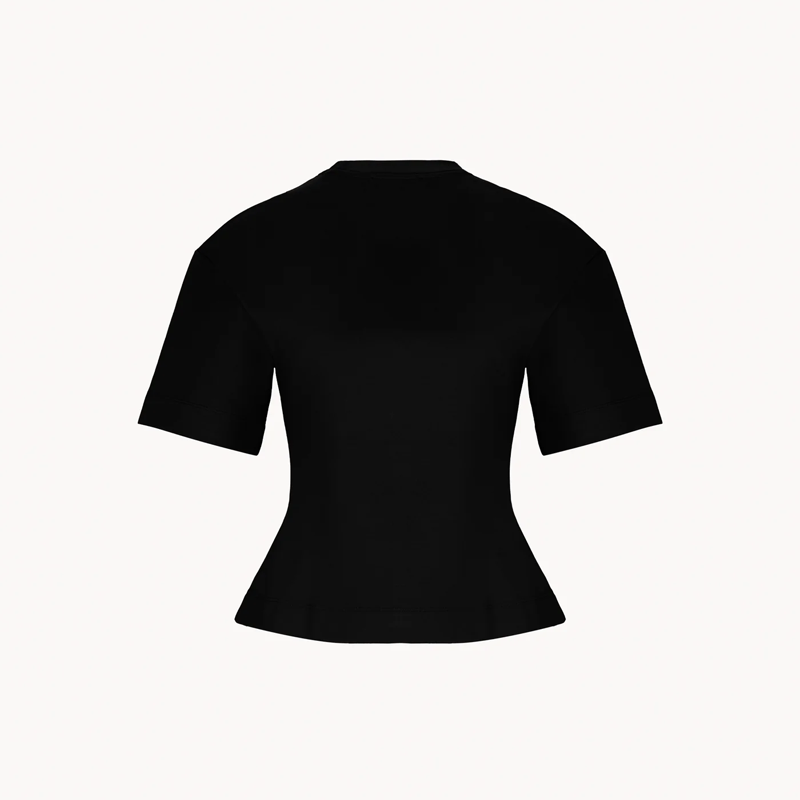 CELEIT GIRLY OVERSIZED TEE BLACK