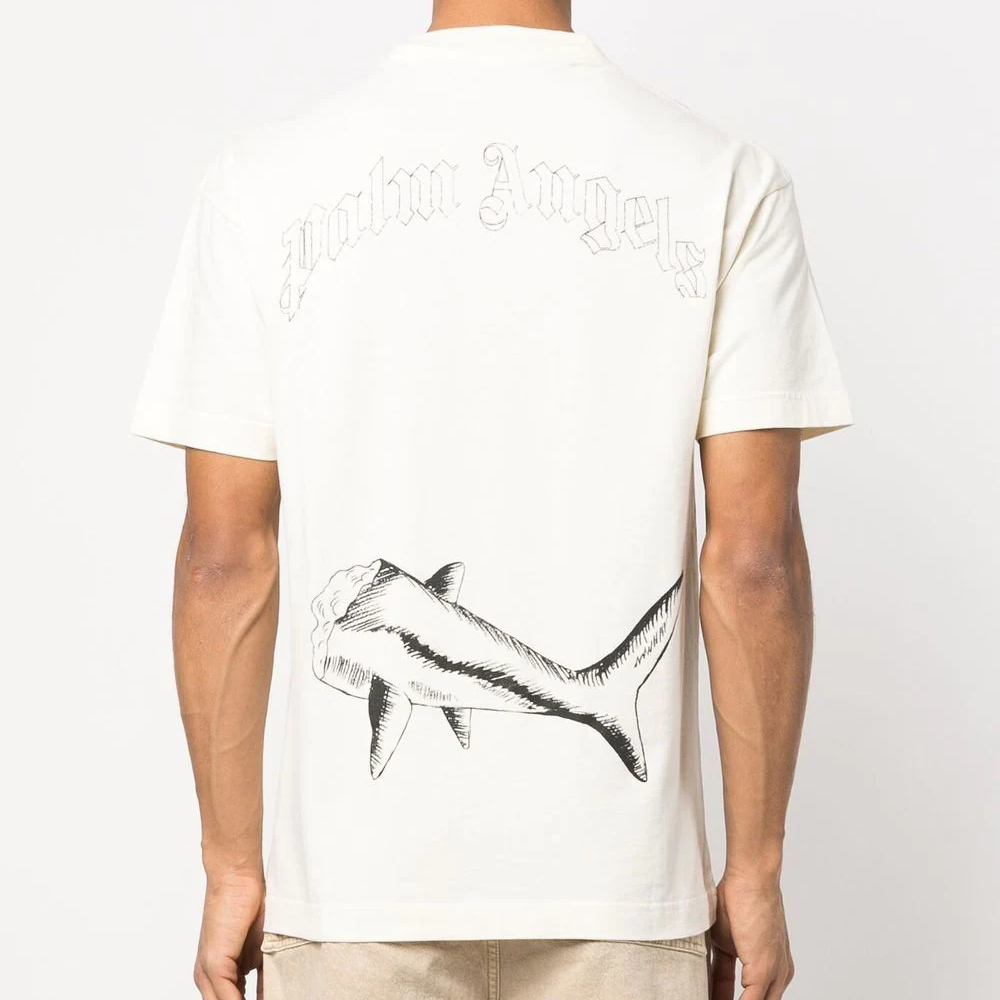 CAMISETA PALM ANGELS BROKEN SHARK