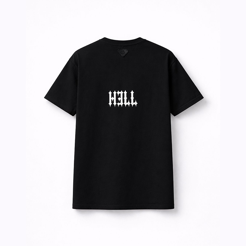 CAMISETA HELL CROWN BLACK TEE