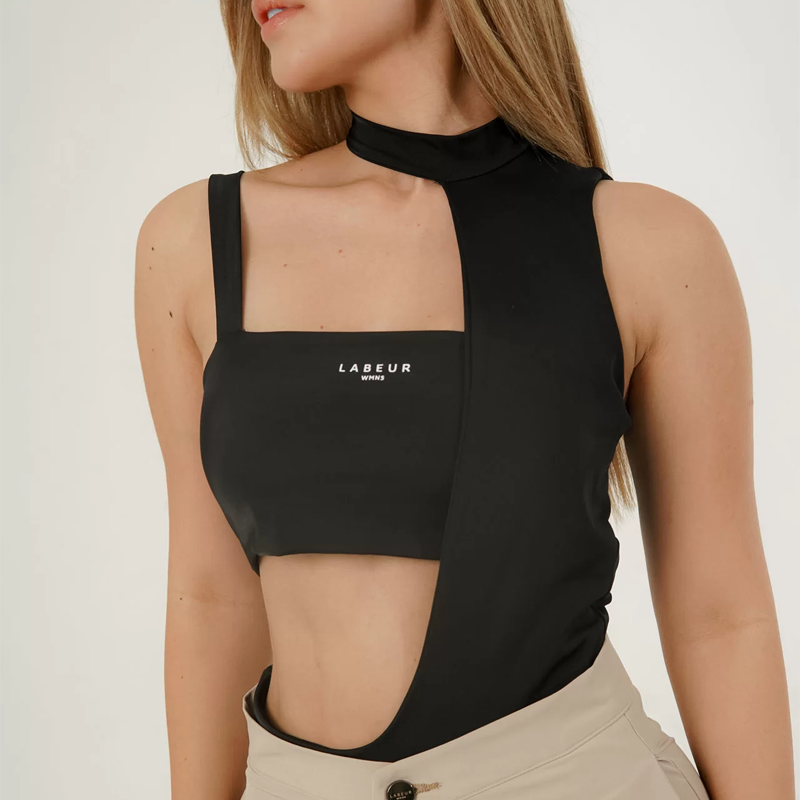 BODY CON TOP LABEUR SEVILLA NEGRO