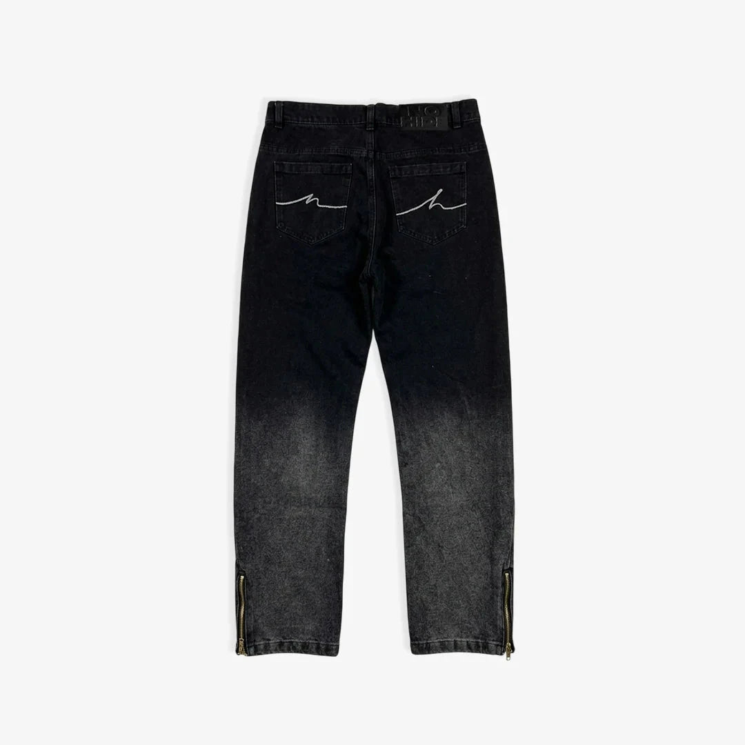 JEAN NO HIDE MEN FADED BLACK