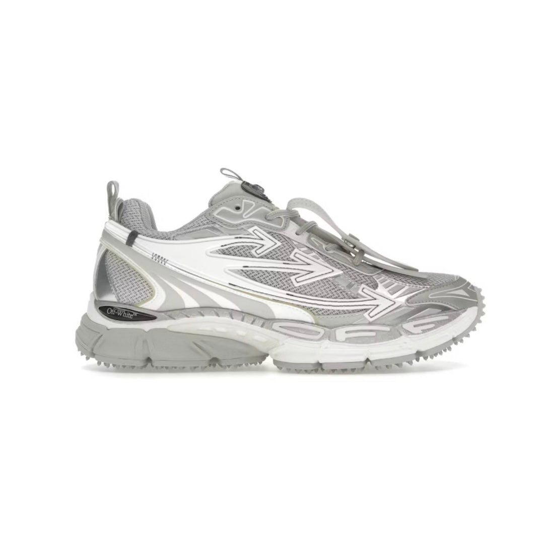 ZAPATOS OFF WHITE BE RIGHT BACK PLATEADO