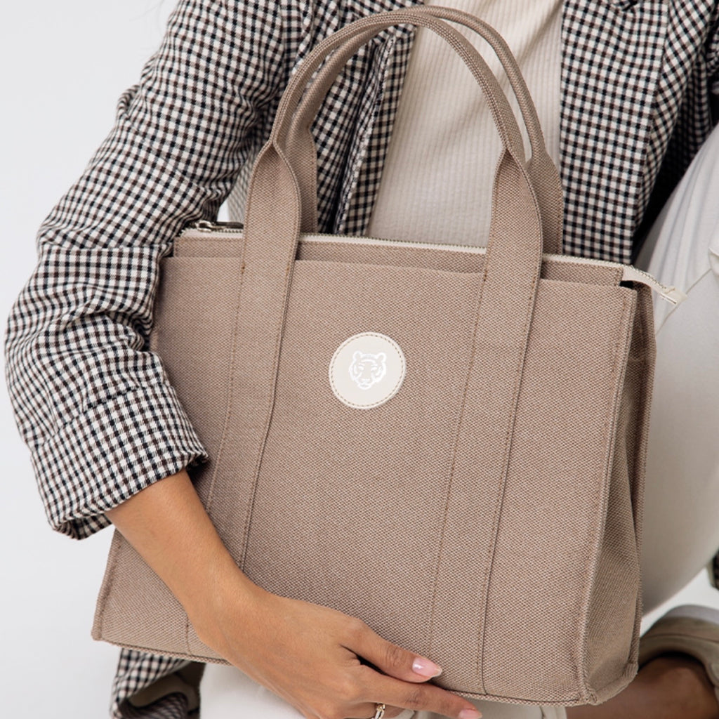 BOLSO B&B TOTE BAG LARGE MOCCA