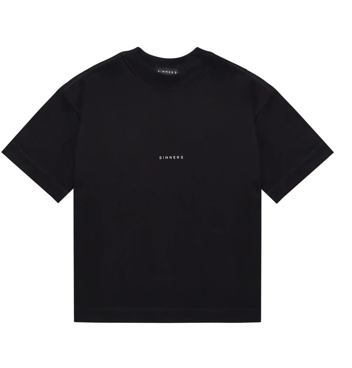 CAMISETA SINNERS CENTER LOGO BLACK