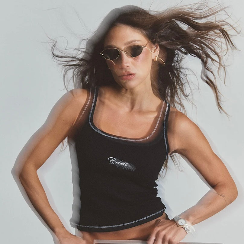 SCRIPT TANK CELEIT BLACK