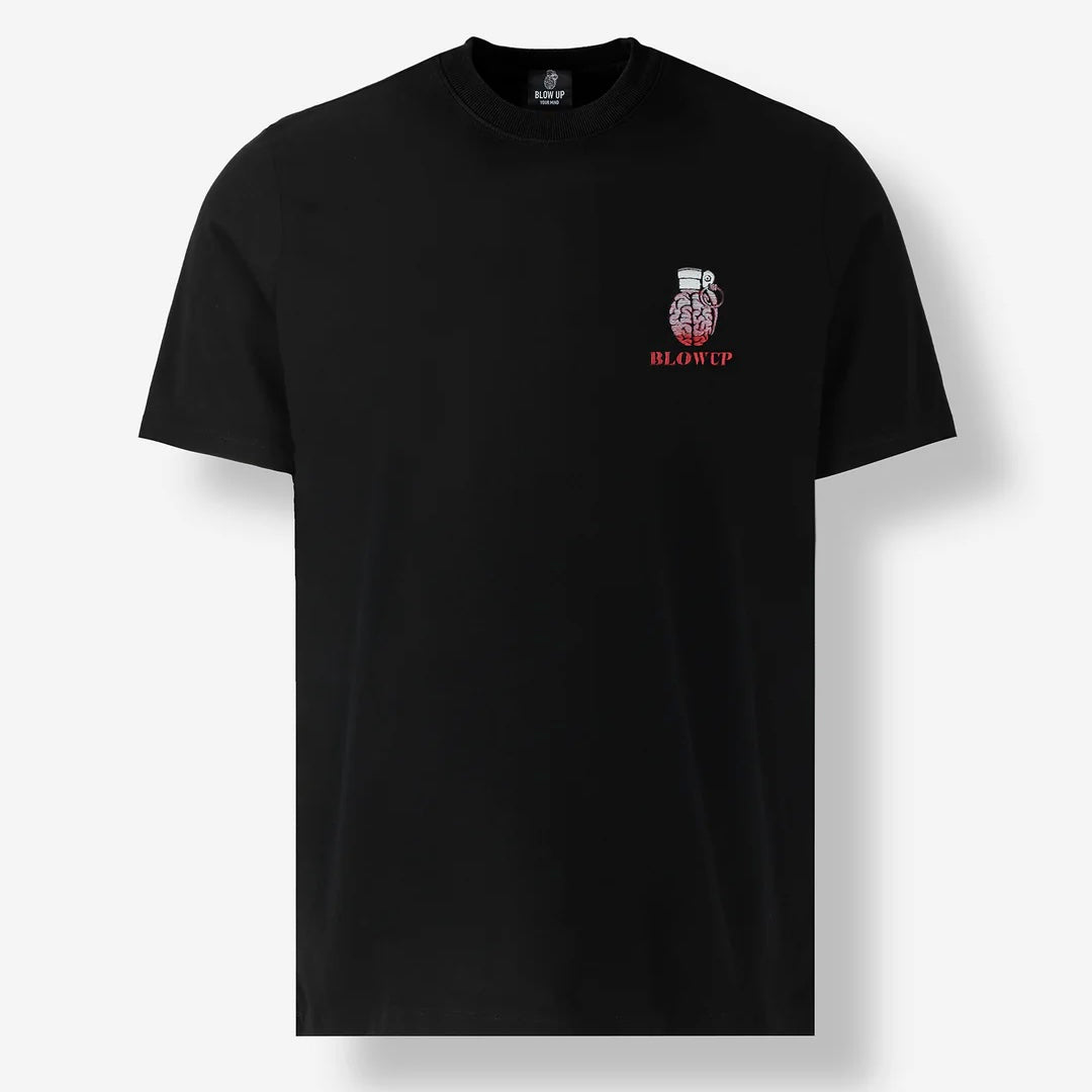 CAMISETA BLOW UP GRANADA BORDADA NEGRA