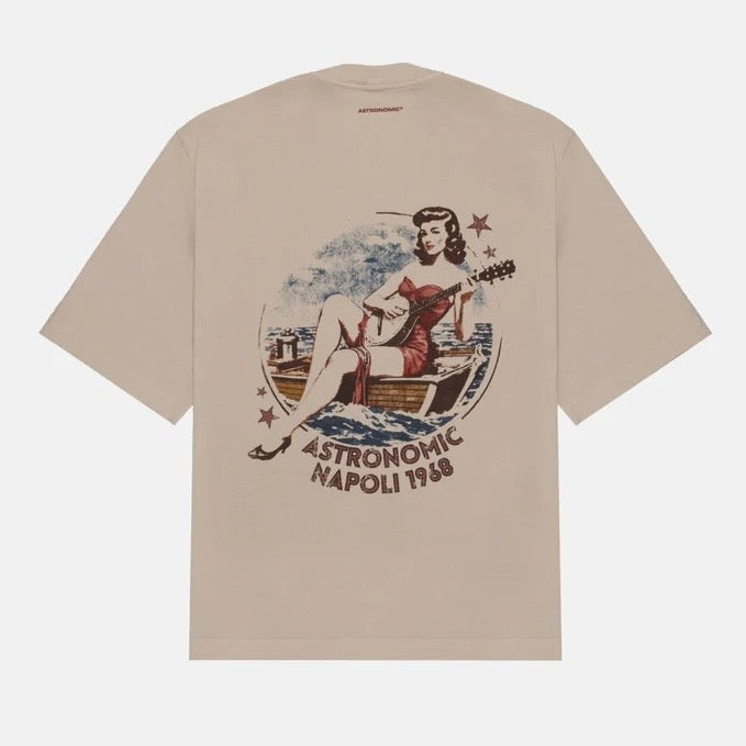 CAMISETA ASTRONOMIC DONNA NAPOLETANA BEIGE