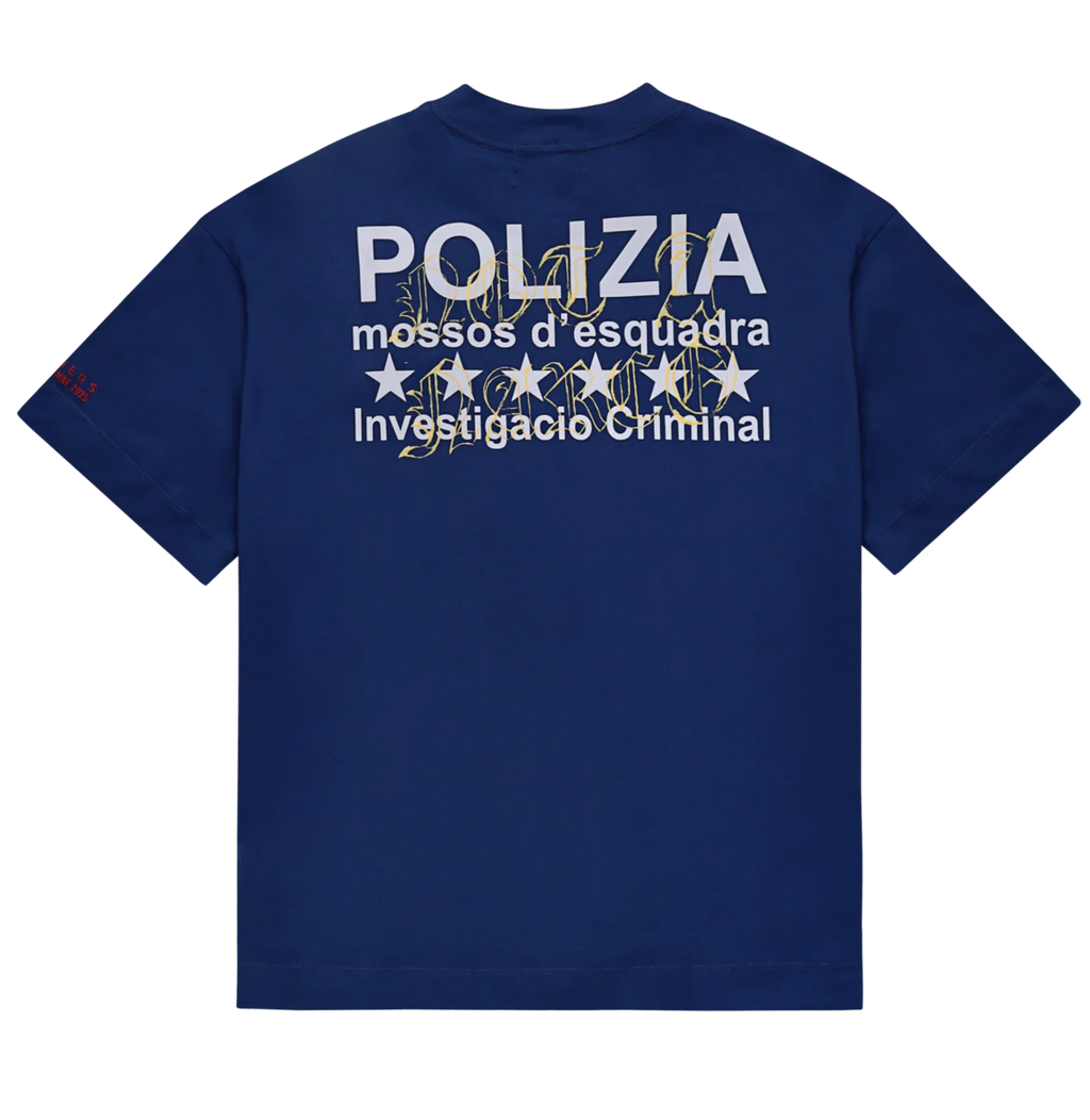 CAMISETA SINNERS POLIZIA BLUE
