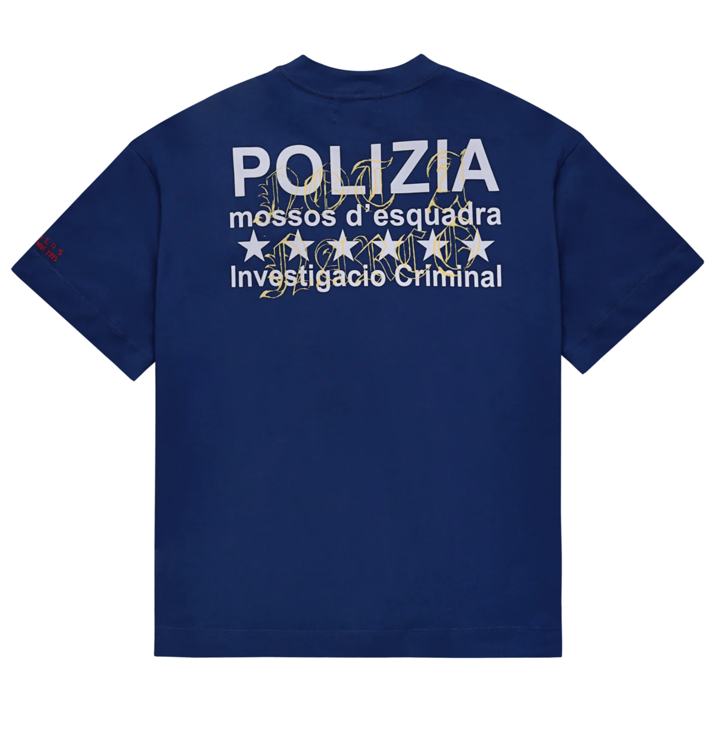 CAMISETA SINNERS POLIZIA BLUE