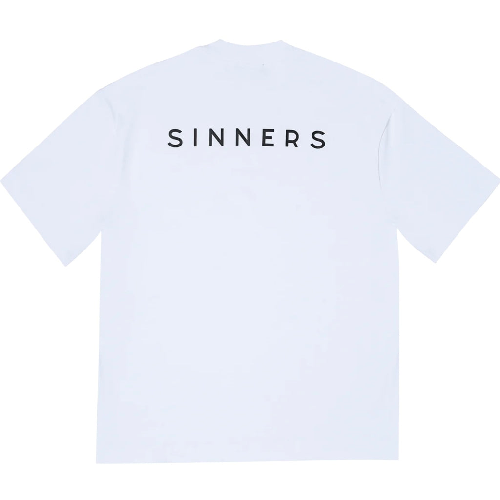 CAMISETA SINNERS LOGO WHITE