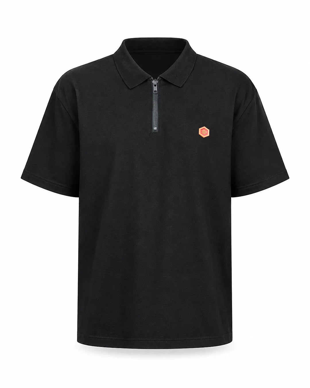 CAMISETA POLO MAISON BOTTER SCALE BLACK