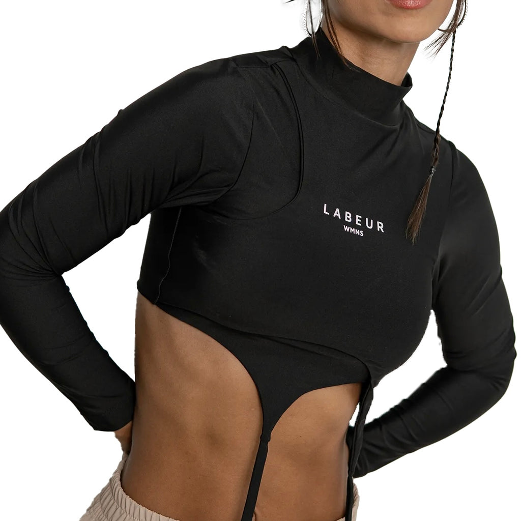 TOP LABEUR RASHGUARD CYBER 4 NEGRO