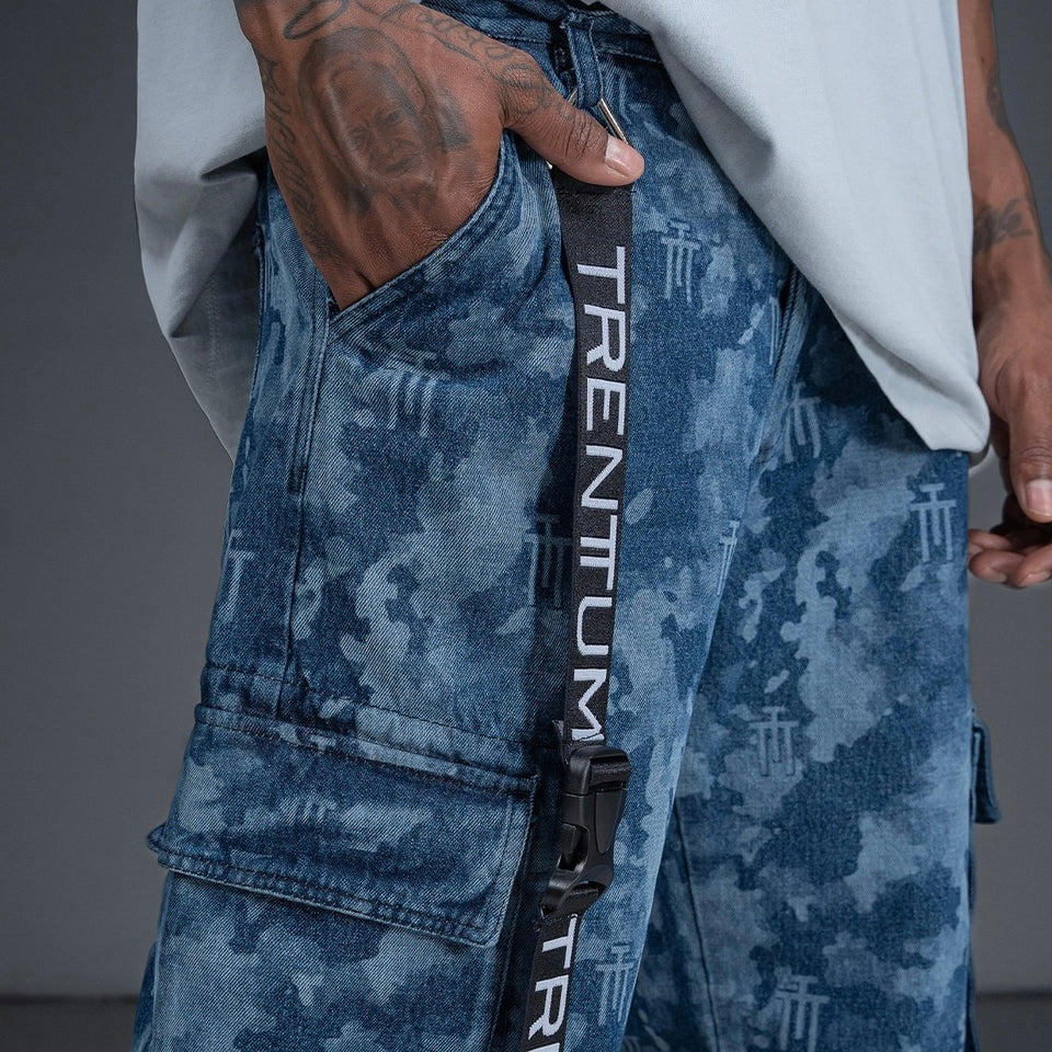 PANTALÓN CARGO TRENTTUM AZUL