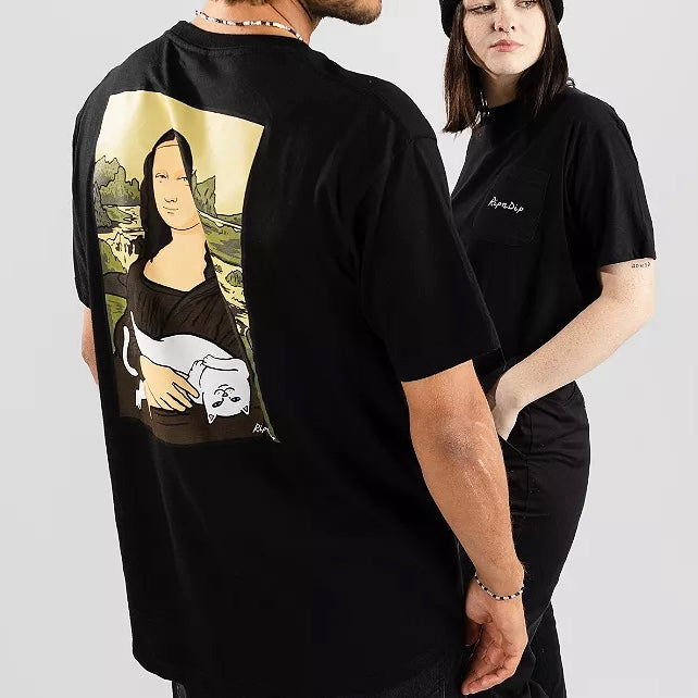 CAMISETA RIPNDIP NEGRA MONALISA