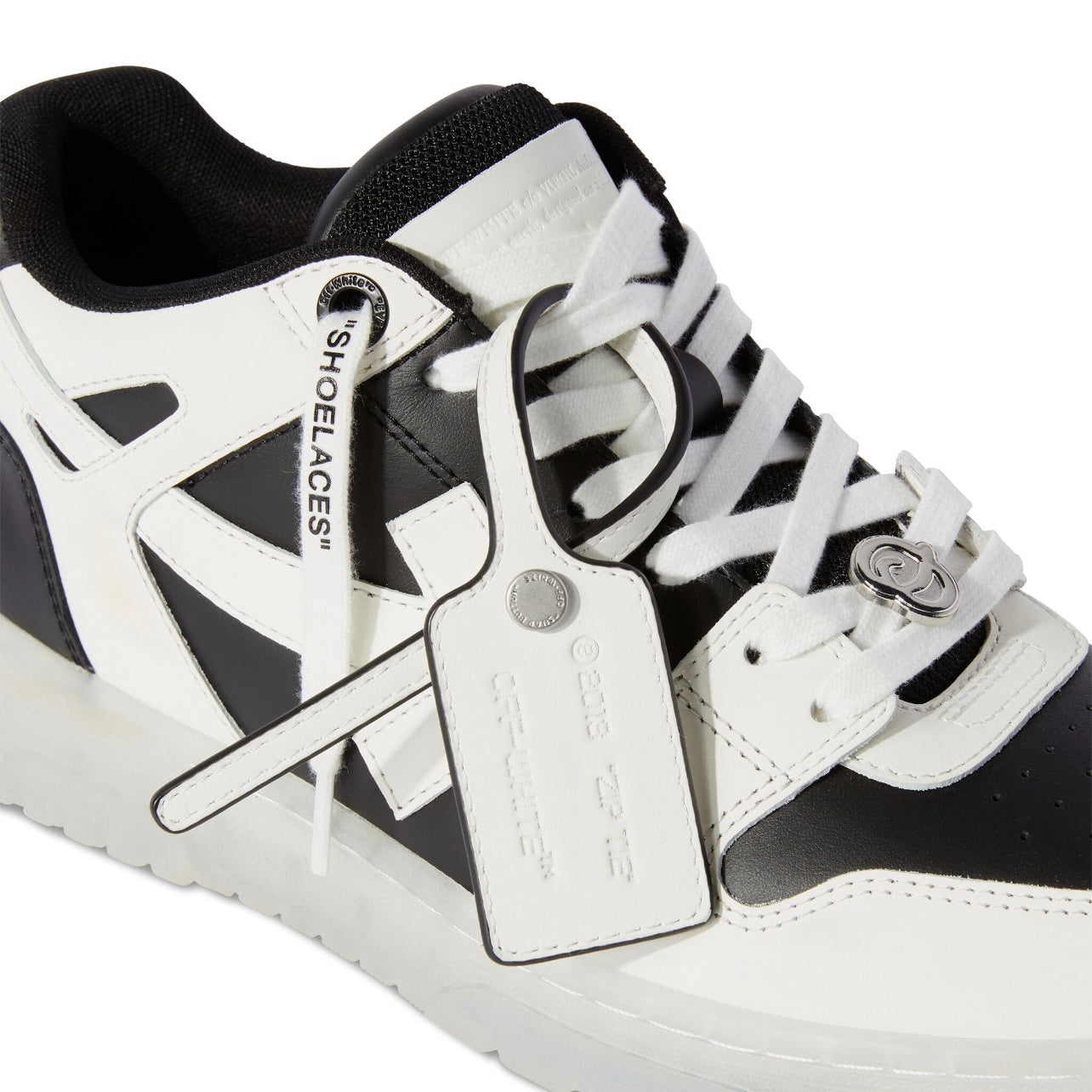 ZAPATOS OFF WHITE BLANCO/NEGRO 1313