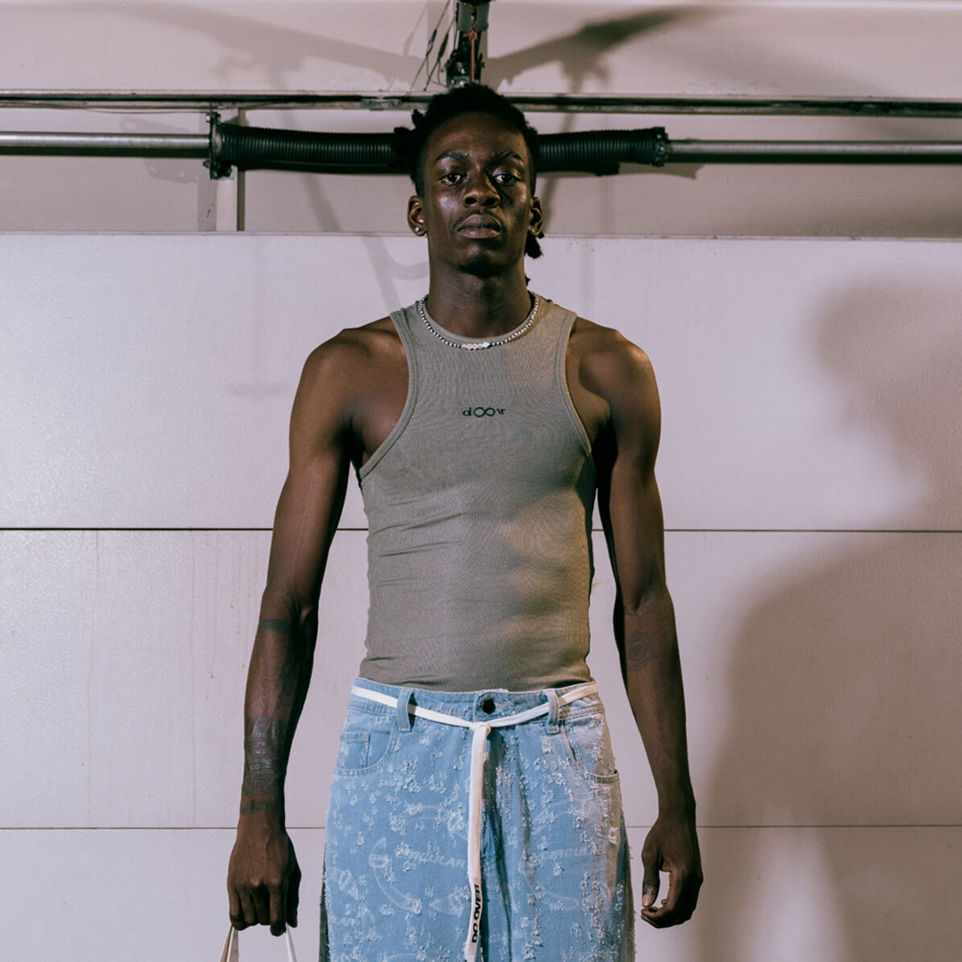 TOP DO OVER LAB GREEN MONOGRAM TANK UNISEX