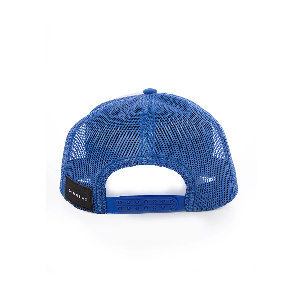 GORRA SINNERS NOT A NARCO BLUE/WHITE/RED