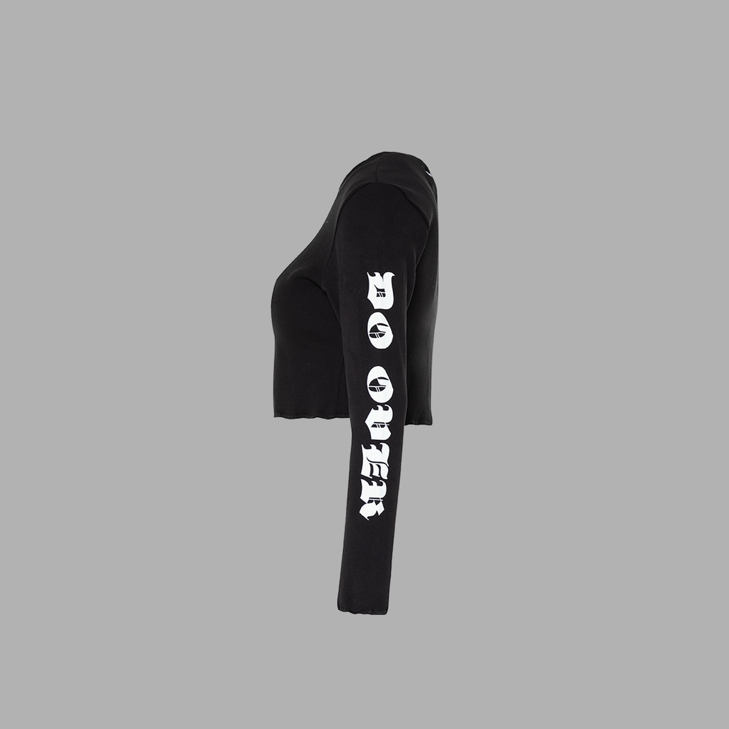 TOP DO OVER LAB RIB BLACK