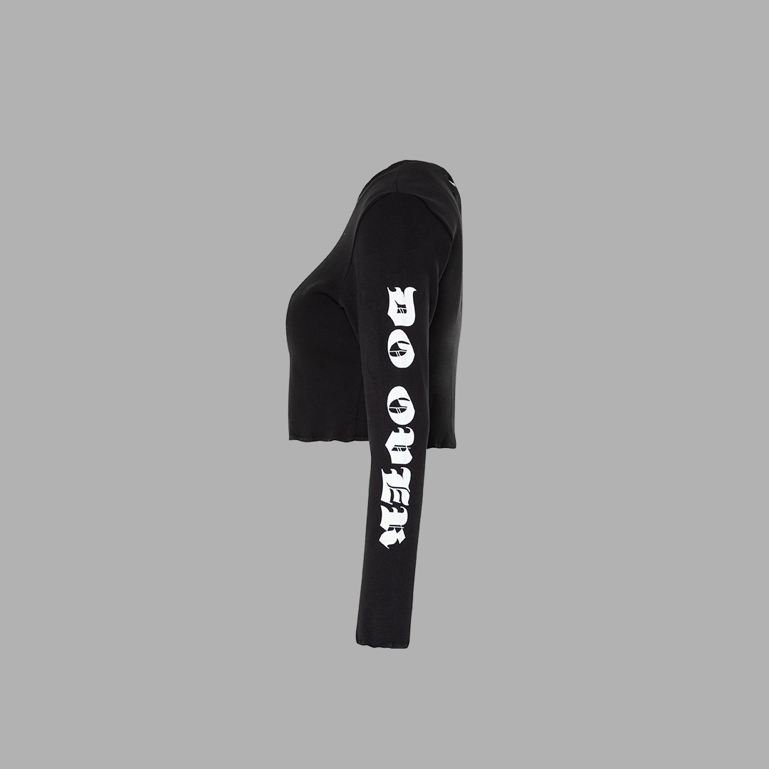TOP DO OVER LAB RIB BLACK