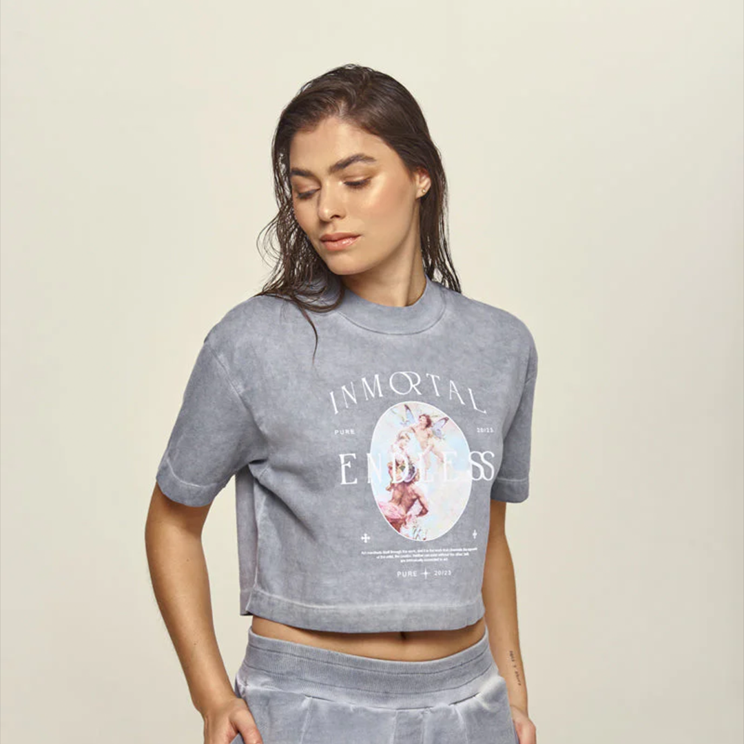 CAMISETA PURE GREY WASHED