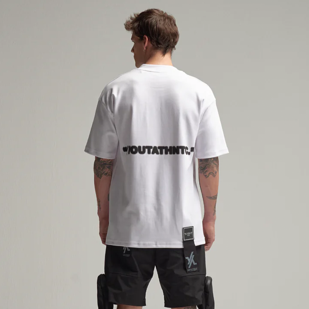 CAMISETA Y-OUT BLANCA BLURRED T.