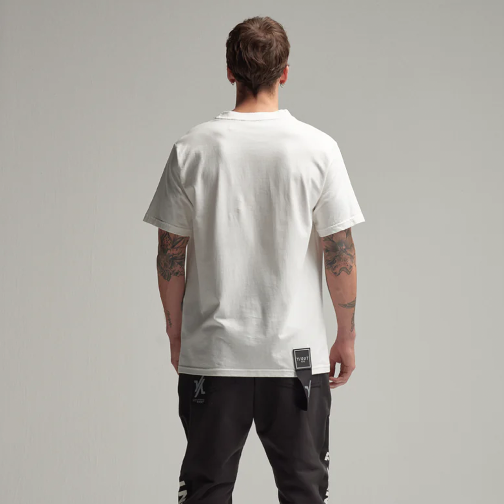 CAMISETA Y-OUT BLANCA SAMPLE T.