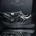 ZAPATOS MECLIER TITANIUM BLACK PLATEADO